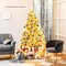 Artificial Tinsel Christmas Tree Hinged with Foldable Stand